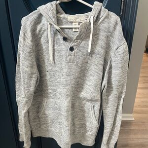 H&M Gray Knit Hoodie